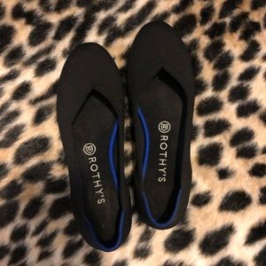 Rothy’s Black Round Toe size 8.5 like new!